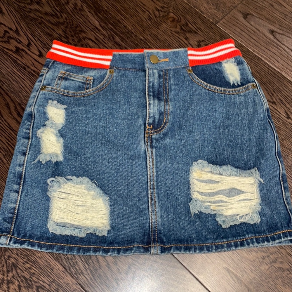 NWOT Jean skirt